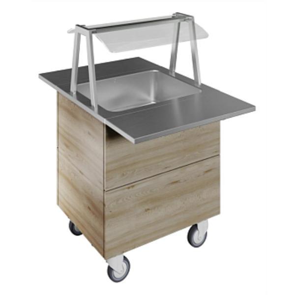 Electrolux Professional Üst Raf, İki Adet Paslanmaz Çelik Tepsi Kaydırma, Y=900 Mm F11C2AW02S - Image 1