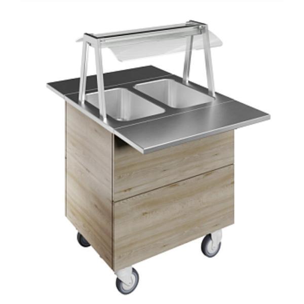 Electrolux Professional Rafı Ve Paslanmaz Çelik Tepsi Kaydırma, Y= 900 Mm F02H2AW04S - Image 1