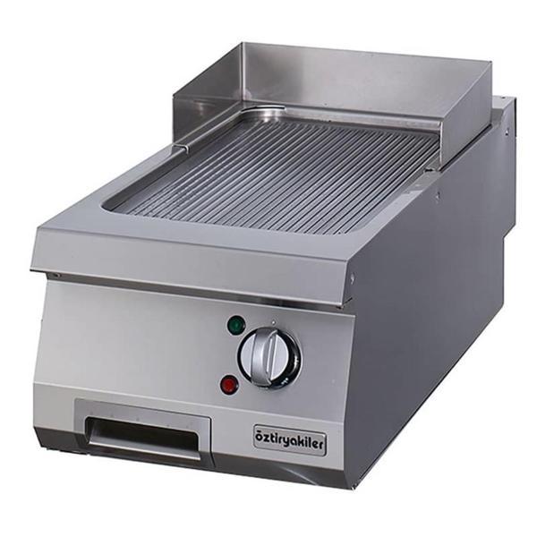 Öztiryakiler Öztiyakiler Elektrikli Grill Plate, Oluklu, Krom Kaplı, 40x90x30 Cm, Oge 4090 N C - Image 1