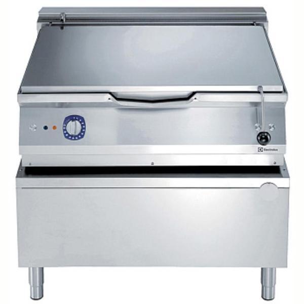 Electrolux Professional 100 Lt Elektrikli Otomatik Devrilir Tava, Duomat Pişirme Yüzeyi, Musluklu, Termostatik Kontrol - 1000 Mm E9BREJDPFM - Image 1