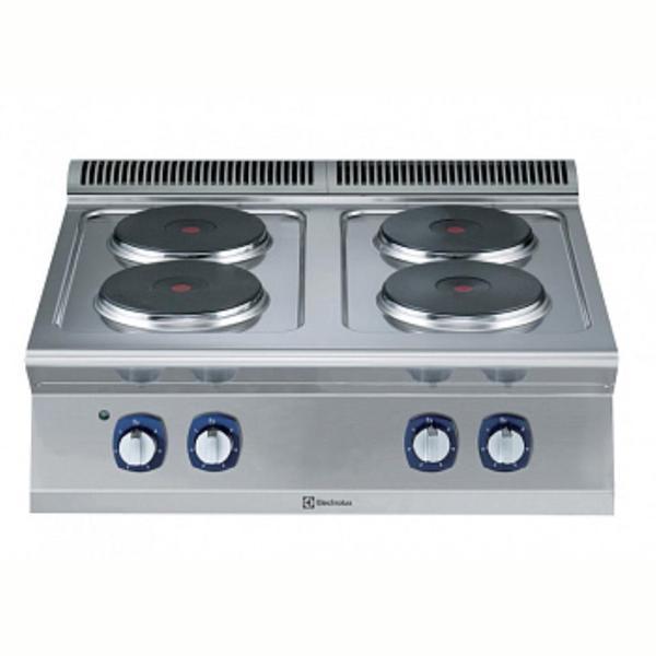 Electrolux Professional Endüstriyel 4 Yuvarlak Pleytli Set Üstü Elektrikli Ocak, Her Ocak 2,6 Kw, Derinlik 730 Mm - 800 Mm E7ECEH4R00 - Image 1
