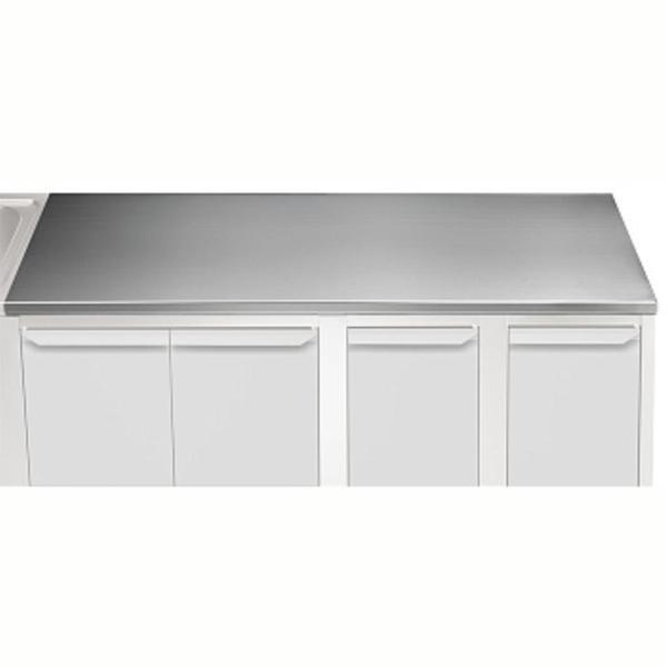 Electrolux Professional Üst Tabla, Sırtsız, 1600 Mm, 1,5 Mm Kalınlıkta Üst Tabla 18 Mm Kalınlığında Ses Sönümlendirici Malzeme Ve Ayrıca 2 Paslanmaz Kayıtla Güçlendirilmiştir - Modular Line TPLA16 - Image 1