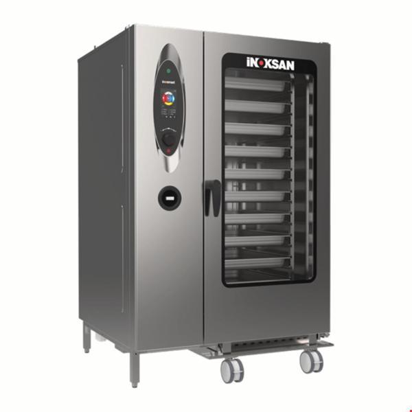 İnoksan Fbe 40t - İnosmart Elektrikli Dokunmatik Kombi Fırın Gn 1/1 40 Tepsi - Image 1