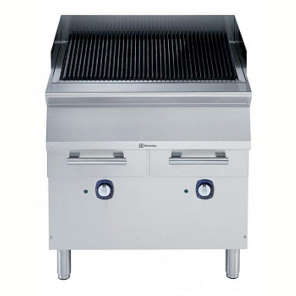 Electrolux Professional Elektrikli Barbekü-grill, Çift Taraflı Döküm Izgaralı (et İçin Yivli, Balık-sebze İçin Düz), Alt Standlı - 800 Mm E9GREHGCFU - Image 1