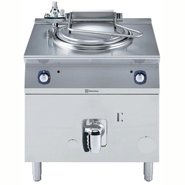 Electrolux Professional Endüstriyel 60 Lt Gazlı Kaynatma Kazanı, Aısı316, İndirek Isıtmalı, Basınç Sviçli, Derinlik 730 Mm - 800 Mm E7BSGHINF0 - Image 1