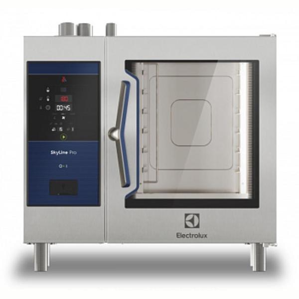 Electrolux Professional Skyline Pro Kombi Fırın, Boylersiz, Dijital Kontrollü, 6x1/1gn, Gazlı, Programlanabilir, Otomatik Temizlik ECOG61C2G0 - Image 1