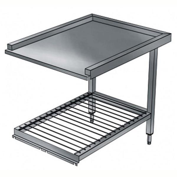 Electrolux Professional Bulaşık Çıkış Tezgahı, Izgara Taban Raflı, 1400 Mm, Kazan Yıkama Makinesi İçin BHPUTS14 - Image 1