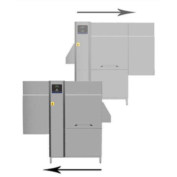 Electrolux Professional Endüstriyel Tek Durulamalı Konveyörlü Bulaşık Makinesi, 100 Sepet/saat, Elektrikli, Dokunmatik Ekranlı, İzolasyonlu Kapılar, Yerinde Özelleştirilmiş Yönlü, 50hz ESR10E5 - Image 1