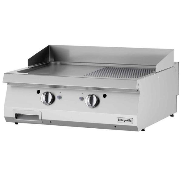 Öztiryakiler Gazlı Grill Plate, Yarı Oluklu, 80x70x30 Cm, Ogg 8070 1/2 N - Image 1