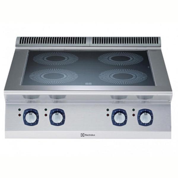 Electrolux Professional Endüstriyel 4 Zonlu Set Üstü Endüksiyon Ocak, Her Zon 5 Kw, 9 Güç Kademesi, Derinlik 730 Mm - 800 Mm E7INEH400P - Image 1