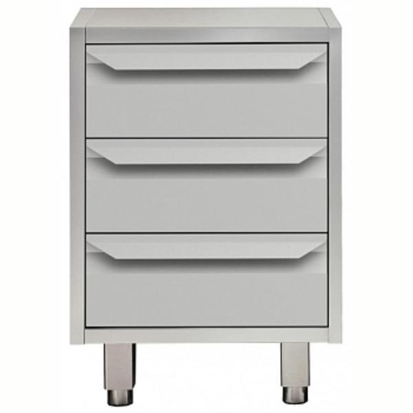 Electrolux Professional 3 Çekmeceli Alt Dolap - 600 Mm - Modular Line TE3C6 - Image 1