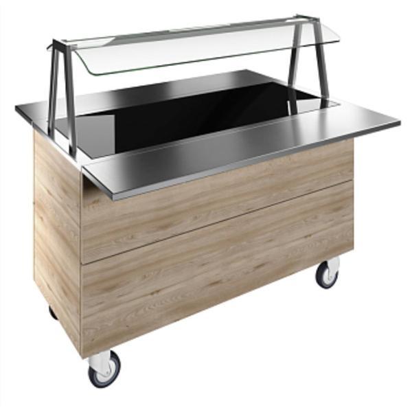 Electrolux Professional Aydınlatmalı Üst Raf Ve Paslanmaz Çelik Tepsi Kaydırma, Y=900 Mm F04H4AW02S - Image 1