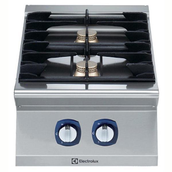 Electrolux Professional Endüstriyel 2 Açık Ateşli Gazlı Set Üstü Ocak, Her Brulör 5,5 Kw, Derinlik 730 Mm - 400 Mm E7GCGD2C00 - Image 1