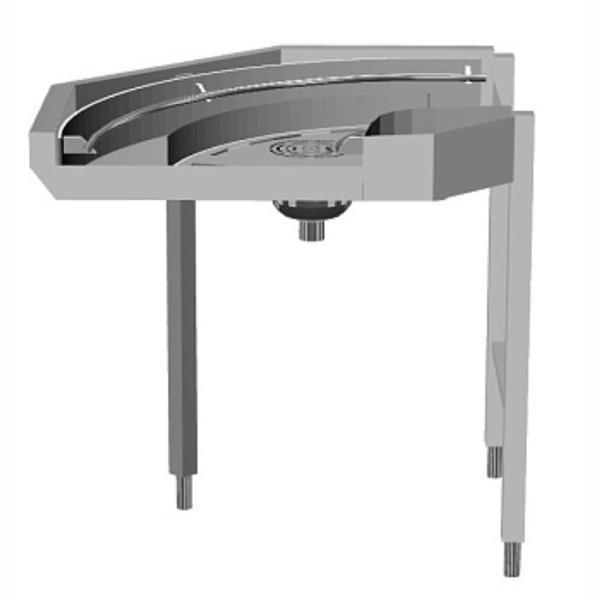 Electrolux Professional Endüstriyel Giriş Tezgahı 90° Açılı, Bulaşık Makinesi Kontrollü, Saat Yönünün Tersine HSLC90CC - Image 1