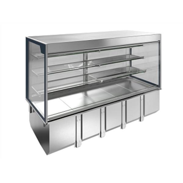 Electrolux Professional Soğutmalı Teşhir Üniteli, Kare, Orta Servis - 4 Saat (5 Gn Tepsi Kapasiteli) D15R5 - Image 1