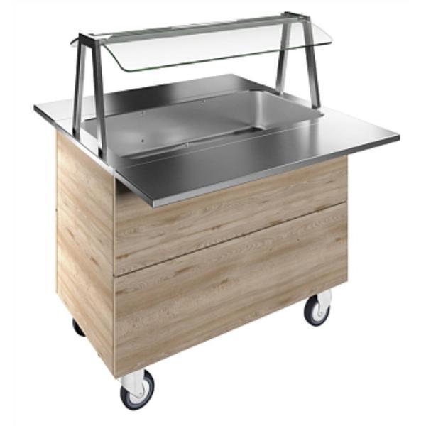 Electrolux Professional Üst Raf, İki Adet Paslanmaz Çelik Tepsi Kaydırma, Y=900 Mm F11C3AW02S - Image 1