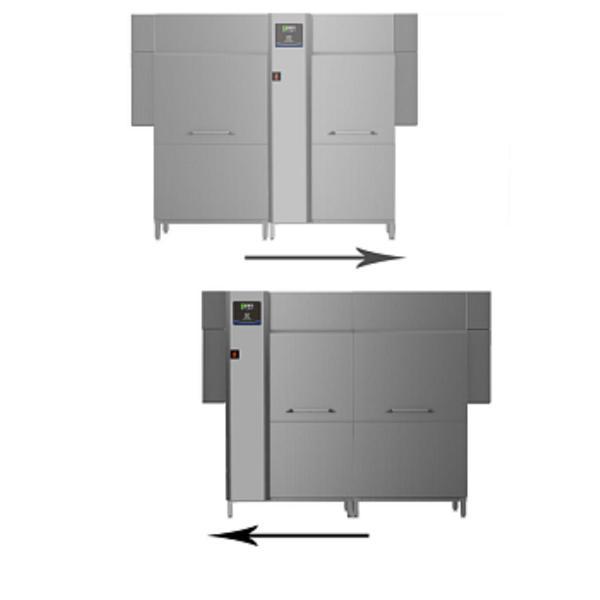 Electrolux Professional Çift Durulamalı Konveyörlü Bulaşık Makinesi 250 Sepet/saat EDR250EL5V - Image 1