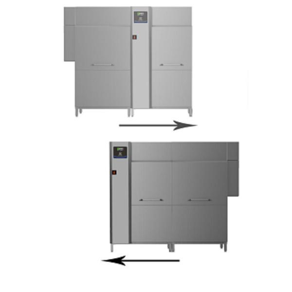 Electrolux Professional Çift Durulamalı Konveyörlü Bulaşık Makinesi, 250 Sepet/saat, Clear Blue Filitreleme Sistemi, Elektrikli, Dokunmatik Ekran, Sol> Sağ, Termal Etiket Uyumlu EDR250EL5 - Image 1