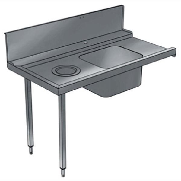 Electrolux Professional Konveyörlü Tip Bulaşık Makineleri İçin Evyeli Ve Boşaltma Delikli Ön Yıkama Tezgahı, Soldan>sağa, 1200 Mm BHRPTBH12L - Image 1