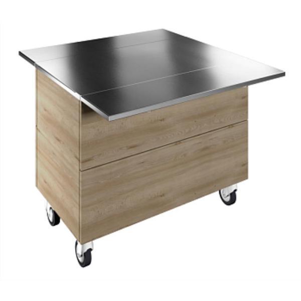 Electrolux Professional Tekerlekli, İki Adet Paslanmaz Çelik Tepsi Kaydırma Y=900 Mm F00N3AW00S - Image 1