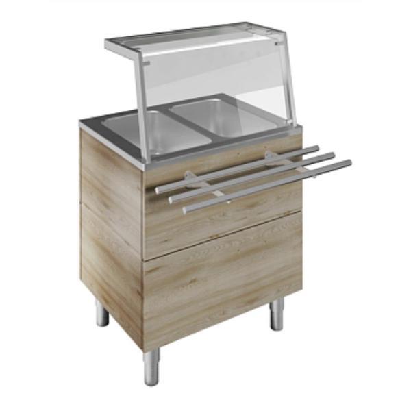 Electrolux Professional Müşteri Tarafında Bir Adet Boru Tip Paslanmaz Çelik Tepsi Kaydırma, Y= 900 Mm F02H2AF01W - Image 1