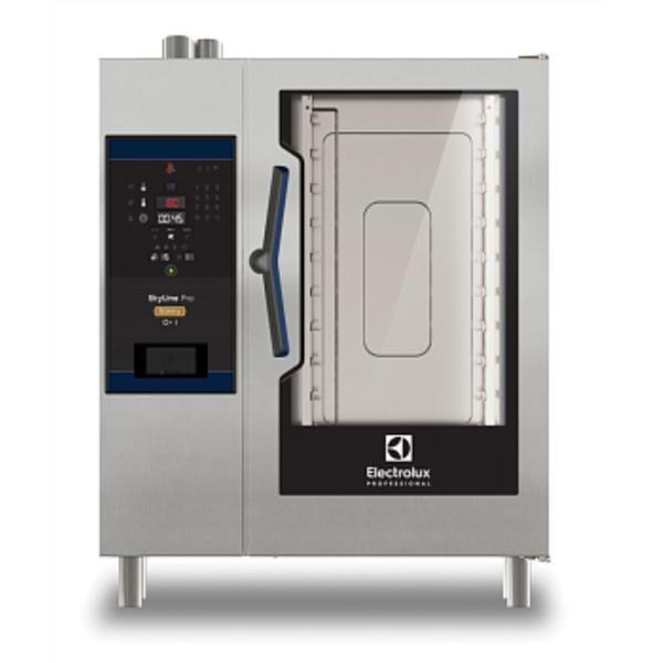 Electrolux Professional Skyline Pro Kombi Fırın, Boylersiz, Dijital Kontrollü, 8 400x600mm, Elektrikli, Programlanabilir, Otomatik Temizlik, Unlu Mamüller/pastacılık, Tepsi Araları 80mm ECOE101C2AB - Image 1