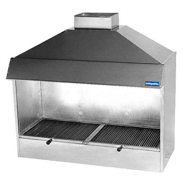 Öztiryakiler Kömürlü Izgara, Davlumbazlı 100x50 Cm - Image 1