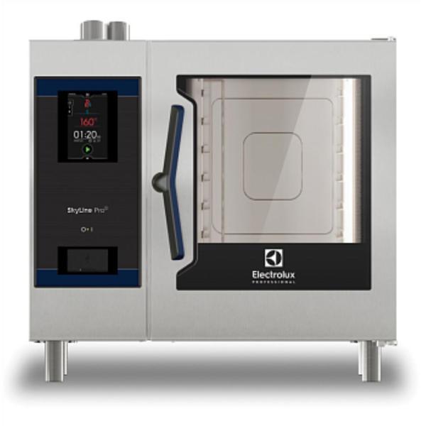 Electrolux Professional Skyline Pros Kombi Fırın, Boylersiz, Dokunmatik Ekran Kontrollü, 6x1/1gn, Elektrikli, 2 Pişirme Modu (program, Manuel), Otomatik Temizlik ECOE61K2A0 - Image 1