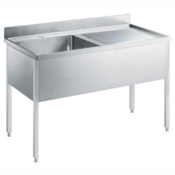 Electrolux Professional Tek Evyeli Tezgah (500x500 Mm), Damlalık Sağda - 1400 Mm SL14DN - Image 1