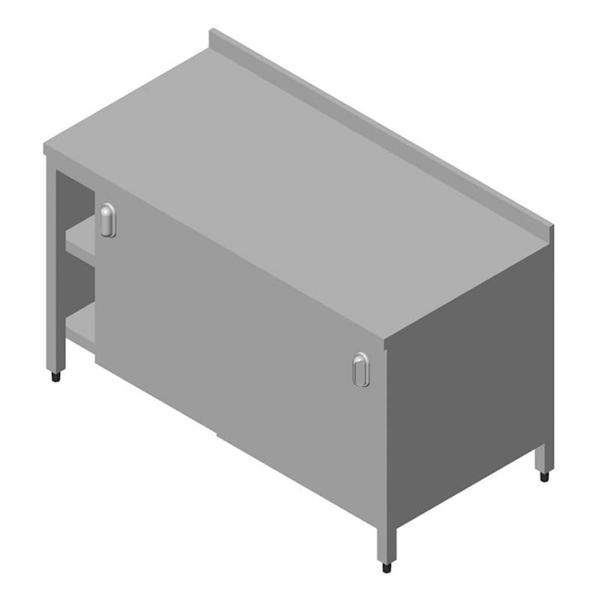 Öztiryakiler Çalışma Tezgahı Dolaplı Ara Raflı 120x60 Cm - Image 1