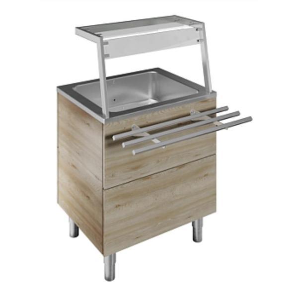 Electrolux Professional Bir Adet Müşteri Tarafında Boru Tip Paslanmaz Çelik Tepsi Kaydırma, Y=900 Mm F11C2AF01W - Image 1