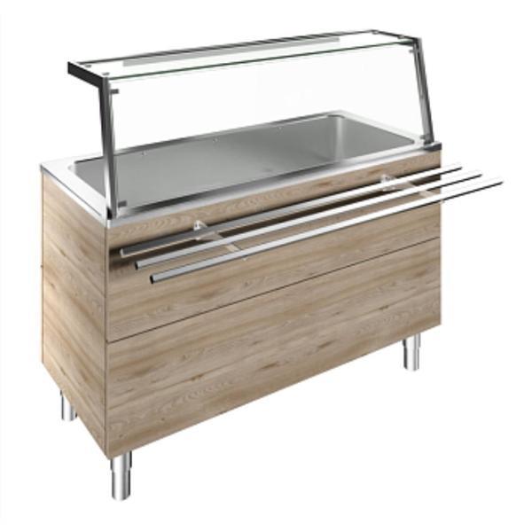 Electrolux Professional Tarafında Boru Tip Paslanmaz Çelik Tepsi Kaydırma, Y= 900 Mm F01H4AF01W - Image 1