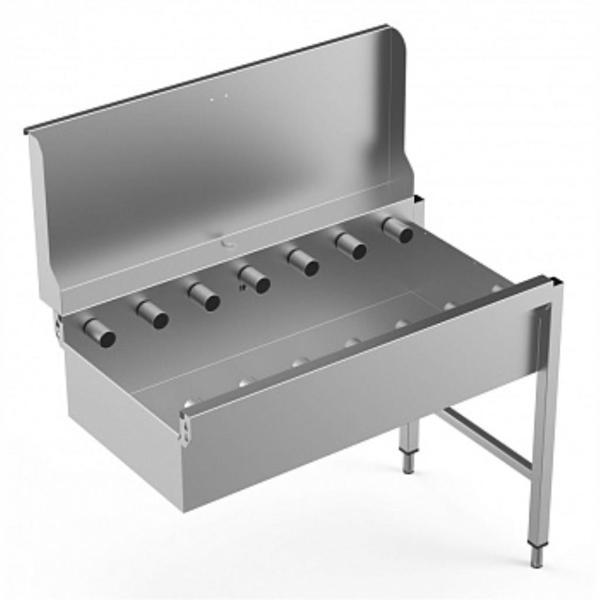Electrolux Professional Derin Hazneli Ve Sırtlı Kısa Silindirli Konveyör, 1100 Mm HSSRDB11SB - Image 1