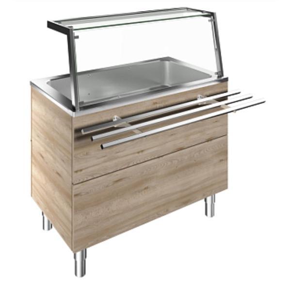 Electrolux Professional Müşteri Tarafında Bir Adet Boru Tip Paslanmaz Çelik Tepsi Kaydırma, Y= 900 Mm F03H3AF01W - Image 1