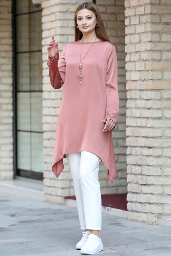 Armin Tesettür Tunik Mercan - Image 1