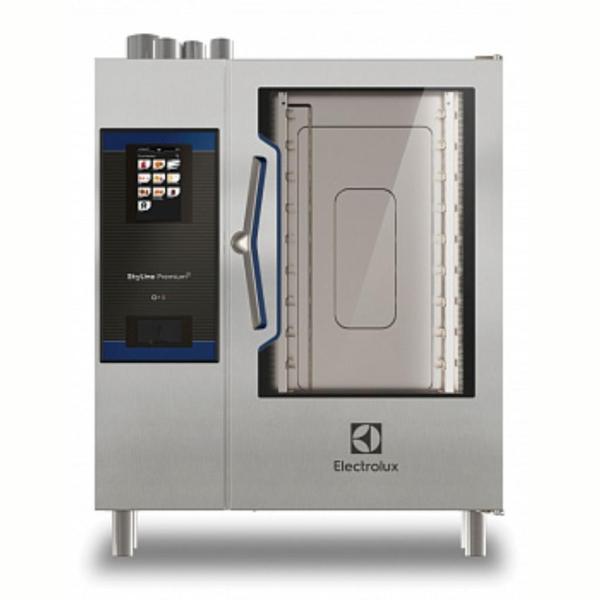 Electrolux Professional Skyline Premiums Kombi Fırın, Boylerli, Dokunmatik Ekran Kontrollü, 10x1/1gn, Gazlı, 3 Pişirme Modu (otomatik, Program, Manuel), Otomatik Temizlik, Lpg ECOG101T2H0 - Image 1