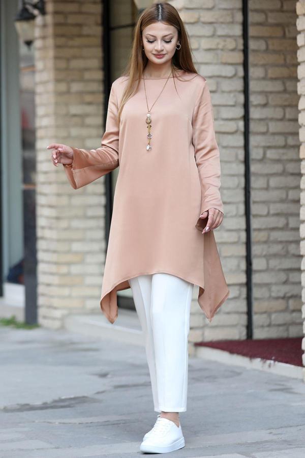 Armin Tesettür Tunik Camel - Image 1