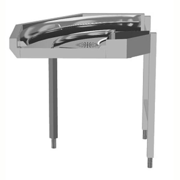 Electrolux Professional Endüstriyel Çıkış Tezgahı 90° Açılı, Bulaşık Makinesi Kontrollü, Saat Yönünde HSUC90C - Image 1