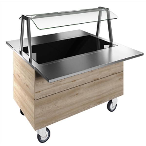 Electrolux Professional Üst Raf Ve İki Adet Paslanmaz Çelik Tepsi Kaydırma, Y=750 Mm F04H3KW02S - Image 1