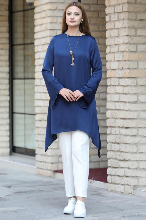 Armin Tesettür Tunik Lacivert - Image 1