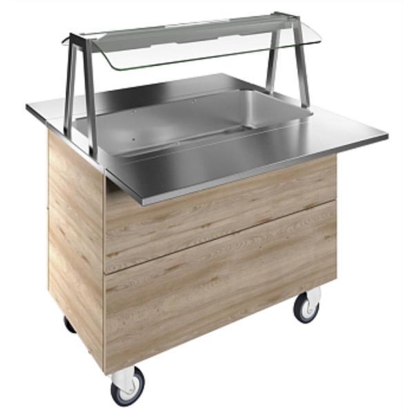 Electrolux Professional Servis Rafı Ve Paslanmaz Çelik Tepsi Kaydırma, Y= 900 Mm F03H3AW04S - Image 1