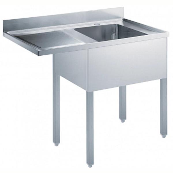 Electrolux Professional Tezgahaltı Bulaşık Makinesi İçin Tezgah, 1 Evyeli (500x500 Mm), Damlalık Solda - 1200 Mm ESBD1217L - Image 1