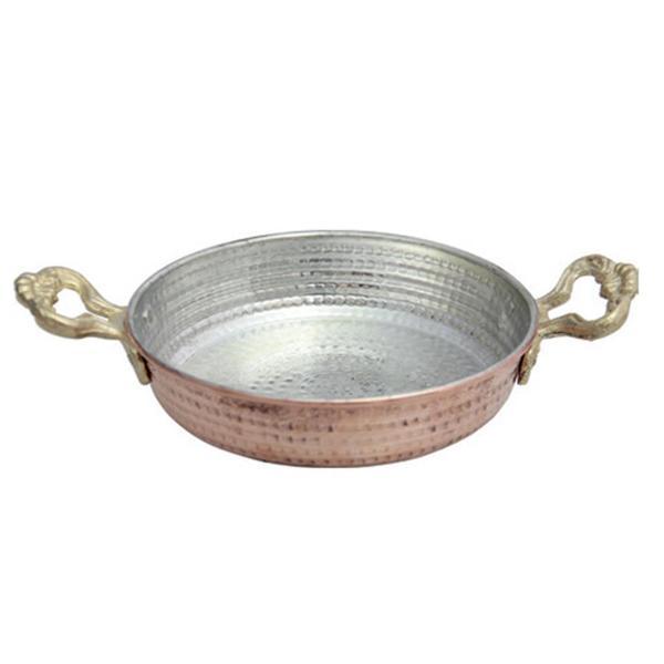 Öztiryakiler Bakır Yumurta Sahanı, 16x4 Cm - Image 1