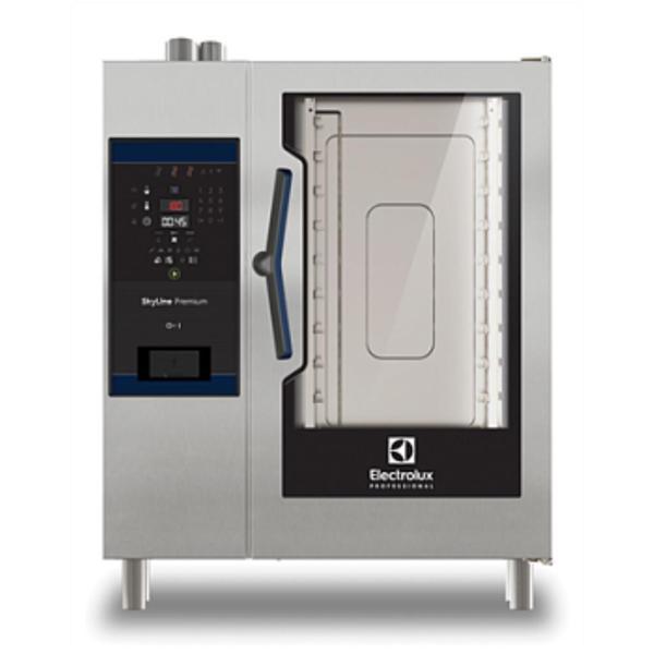 Electrolux Professional Skyline Premium Kombi Fırın, Boylerli, Dijital Kontrollü, 10x1/1gn, Elektrikli, Programlanabilir, Otomatik Temizlik, Boyler Aısı 316 ECOE101B2A1 - Image 1