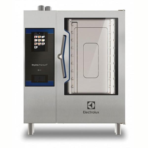 Electrolux Professional Skyline Premiums Kombi Fırın, Boylerli, Dokunmatik Ekran Kontrollü, 10x1/1gn, Elektrikli, 3 Pişirme Modu (otomatik, Program, Manuel), Otomatik Temizlik ECOE101T2A0 - Image 1
