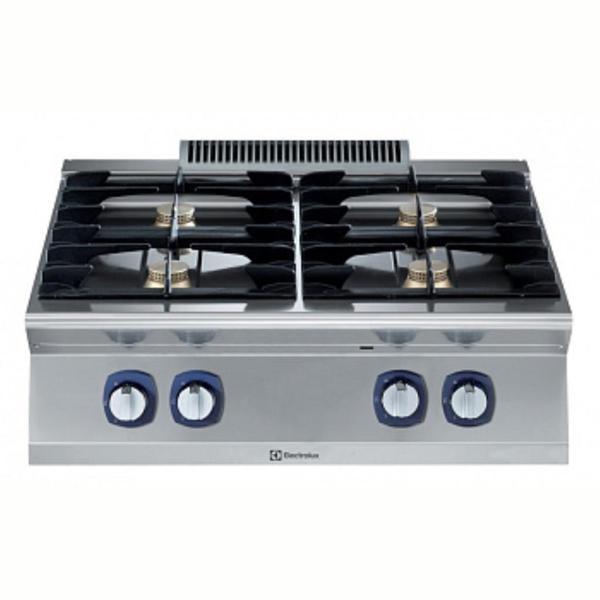Electrolux Professional Endüstriyel 4 Açık Ateşli Gazlı Set Üstü Ocak, Her Brulör 5,5 Kw, Derinlik 730 Mm - 800 Mm E7GCGH4C00 - Image 1