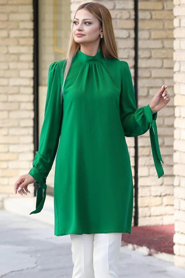 Esila Tesettür Tunik Zümrüt - Image 1