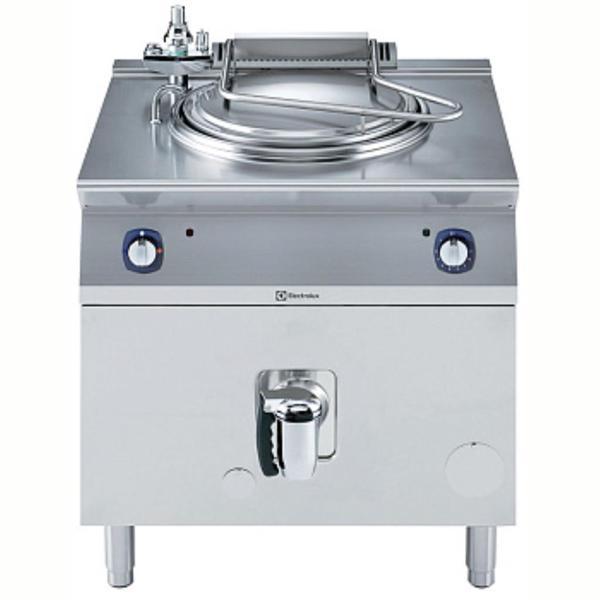 Electrolux Professional Endüstriyel 60 Lt Gazlı Kaynatma Kazanı, Aısı316, İndirek Isıtmalı, Basınç Sviçli, Cekete Otomatik Su Doldurma Özelliği, Derinlik 730 Mm - 800 Mm E7BSGHINFR - Image 1