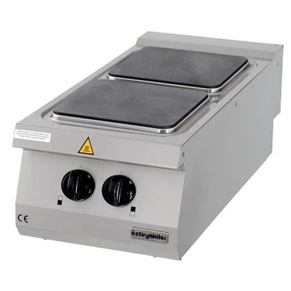 Öztiryakiler Set Üstü Elektrikli Ocak, İkili, 40x90x30 Cm, Osoe 4090 - Image 1
