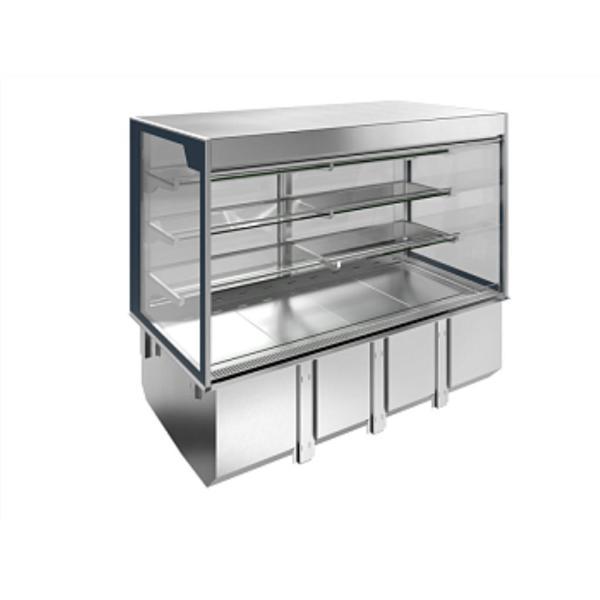 Electrolux Professional Soğutmalı Teşhir Üniteli, Kare, Orta Servis - 4 Saat (4 Gn Tepsi Kapasiteli) D15R4 - Image 1